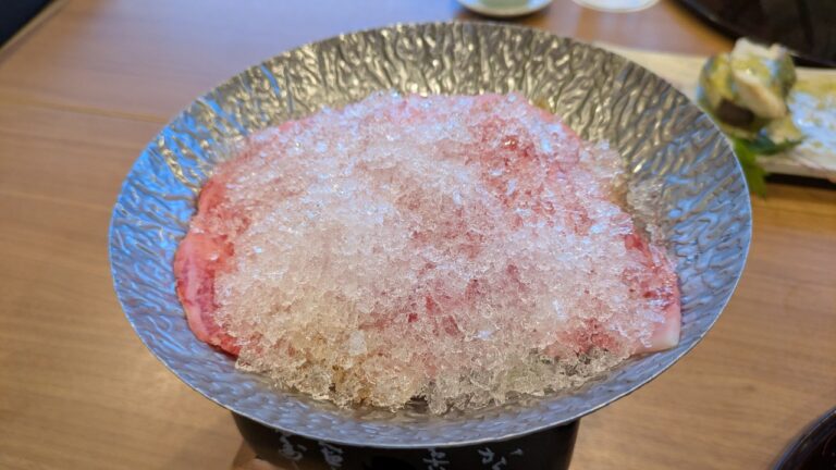 氷すき焼き